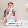image:imageDelta Children PerfectSize Potty  Made with EcoFriendly Recycled Ocean Material WhiteGrey