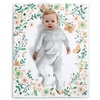 image:imageDelta Children Personalized Milestone Baby Blanket  Monthly Blanket for Pictures  Photo Blanket for Newborns Floral