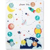 image:imageDelta Children Personalized Milestone Baby Blanket  Monthly Blanket for Pictures  Photo Blanket for Newborns Space