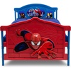 image:imageDelta Children Plastic 3DFootboard Twin Bed DisneyPixar CarsMarvel Spiderman