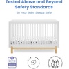 image:imageDelta Children Poppy 6Piece Baby Nursery Furniture SetIncludes Convertible Crib Dresser Changing Top Mattress Sheets amp Changing Pad Midnight Grey wNaturalBianca WhiteNatural