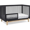 image:imageDelta Children Poppy 6Piece Baby Nursery Furniture SetIncludes Convertible Crib Dresser Changing Top Mattress Sheets amp Changing Pad Midnight Grey wNaturalMidnight GreyNatural