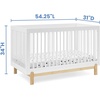 image:imageDelta Children Poppy 6Piece Baby Nursery Furniture SetIncludes Convertible Crib Dresser Changing Top Mattress Sheets amp Changing Pad Midnight Grey wNaturalBianca WhiteNatural