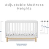 image:imageDelta Children Poppy 6Piece Baby Nursery Furniture SetIncludes Convertible Crib Dresser Changing Top Mattress Sheets amp Changing Pad Midnight Grey wNaturalBianca WhiteNatural