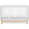 image:imageDelta Children Poppy 6Piece Baby Nursery Furniture SetIncludes Convertible Crib Dresser Changing Top Mattress Sheets amp Changing Pad Midnight Grey wNaturalBianca WhiteNatural