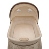 image:imageDelta Children Portable Rocking Bassinet for Newborns Bedside Sleeper Crib with Gentle Vibrations Nightlight Soothing Music Adjustable Canopy Plush Toys Storage Basket Baby EssentialsBassinet