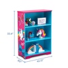 image:imageDelta Children Rainbow amp Unicorn Deluxe 3Shelf Bookcase  Greenguard Gold Certified Pink