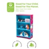 image:imageDelta Children Rainbow amp Unicorn Deluxe 3Shelf Bookcase  Greenguard Gold Certified Pink