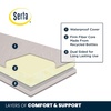 image:imageDelta Children Serta SleepTrue Mini Crib Mattress Premium Sustainably Sourced Fiber Core Hypoallergenic amp Waterproof Cover Greenguard Gold Certified  Made in USA White38x24x4 Inch Pack of 1