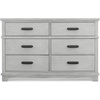 image:imageDelta Children Simmons Kids Asher 6 Drawer Dresser with Changing Top Fully Assembled Greenguard Gold Certified Rustic MistRustic Mist