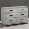 image:imageDelta Children Simmons Kids Asher 6 Drawer Dresser with Changing Top Fully Assembled Greenguard Gold Certified Rustic MistRustic Mist