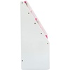 image:imageDelta Children Sling Book Rack Bookshelf 4Tier Wooden Shelf with Soft Fabric Pockets Ideal for Playroom Living Room Basement or BedroomWhitePink