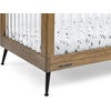 image:imageDelta Children Sloane Crib 7Piece Baby Nursery Furniture SetIncludes Convertible Crib Dresser Changing Top Crib Mattress Fitted Sheets Toddler Guardrail amp Changing Pad Black wMelted BronzeAcornMatte Black