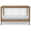 image:imageDelta Children Sloane Crib 7Piece Baby Nursery Furniture SetIncludes Convertible Crib Dresser Changing Top Crib Mattress Fitted Sheets Toddler Guardrail amp Changing Pad Black wMelted BronzeAcornMatte Black