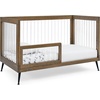 image:imageDelta Children Sloane Crib 7Piece Baby Nursery Furniture SetIncludes Convertible Crib Dresser Changing Top Crib Mattress Fitted Sheets Toddler Guardrail amp Changing Pad Black wMelted BronzeAcornMatte Black