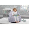 image:imageDelta Children Snuggle Foam Filled Chair Toddler Size for Kids Up to 6 Years Old Grey