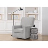 image:imageDelta Children Sophie Nursery Glider Swivel Chair with LiveSmart Performance Fabric Fabric NickelNickel