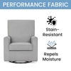 image:imageDelta Children Sophie Nursery Glider Swivel Chair with LiveSmart Performance Fabric Fabric NickelNickel