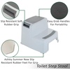 image:imageDelta Children Toddler Step Stool for Boys amp Girls  2 Pack  Ideal for Potty Training Bathroom Kitchen or Bedroom WhiteGrey