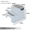 image:imageDelta Children Toddler Step Stool for Boys amp Girls  2 Pack  Ideal for Potty Training Bathroom Kitchen or Bedroom WhiteGrey