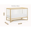 image:imageDelta Children Tribeca 4in1 Baby Convertible Crib Bianca WhiteNaturalBianca WhiteNatural