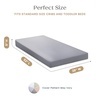 image:imageDelta Children Twinkle Galaxy Dual Sided Crib and Toddler Mattress  Premium Sustainably Sourced Fiber Core  Waterproof  GREENGUARD Gold Certified NonToxic  7 Year Warranty  Made in USABreathable Mattress
