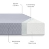 image:imageDelta Children Twinkle Galaxy Dual Sided Crib and Toddler Mattress  Premium Sustainably Sourced Fiber Core  Waterproof  GREENGUARD Gold Certified NonToxic  7 Year Warranty  Made in USABreathable Mattress