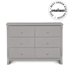 image:imageDelta Children Universal 6 Drawer Dresser Greenguard Gold Certified Black  Greenguard Gold Certified 6 Drawer Dresser for the Nursery amp Bedrooms Wood Kids amp Nursery StorageGrey