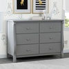 image:imageDelta Children Universal 6 Drawer Dresser Greenguard Gold Certified Black  Greenguard Gold Certified 6 Drawer Dresser for the Nursery amp Bedrooms Wood Kids amp Nursery StorageGrey