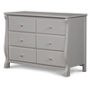 image:imageDelta Children Universal 6 Drawer Dresser Greenguard Gold Certified Black  Greenguard Gold Certified 6 Drawer Dresser for the Nursery amp Bedrooms Wood Kids amp Nursery StorageGrey