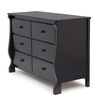 image:imageDelta Children Universal 6 Drawer Dresser Greenguard Gold Certified Black  Greenguard Gold Certified 6 Drawer Dresser for the Nursery amp Bedrooms Wood Kids amp Nursery StorageBlack