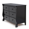 image:imageDelta Children Universal 6 Drawer Dresser Greenguard Gold Certified Black  Greenguard Gold Certified 6 Drawer Dresser for the Nursery amp Bedrooms Wood Kids amp Nursery StorageBlack