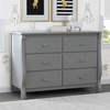image:imageDelta Children Universal 6 Drawer Dresser Greenguard Gold Certified Black  Greenguard Gold Certified 6 Drawer Dresser for the Nursery amp Bedrooms Wood Kids amp Nursery StorageGrey