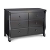 image:imageDelta Children Universal 6 Drawer Dresser Greenguard Gold Certified Black  Greenguard Gold Certified 6 Drawer Dresser for the Nursery amp Bedrooms Wood Kids amp Nursery StorageBlack