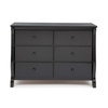 image:imageDelta Children Universal 6 Drawer Dresser Greenguard Gold Certified Black  Greenguard Gold Certified 6 Drawer Dresser for the Nursery amp Bedrooms Wood Kids amp Nursery StorageBlack