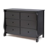 image:imageDelta Children Universal 6 Drawer Dresser Greenguard Gold Certified Black  Greenguard Gold Certified 6 Drawer Dresser for the Nursery amp Bedrooms Wood Kids amp Nursery StorageBlack
