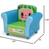 image:imageDelta Children Upholstered Chair with PAW Patrol Graphics Wood Frame Plush Foam Padding Side Pockets for Toddlers and KidsCocomelon