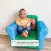 image:imageDelta Children Upholstered Chair with PAW Patrol Graphics Wood Frame Plush Foam Padding Side Pockets for Toddlers and KidsCocomelon