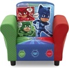 image:imageDelta Children Upholstered Chair with PAW Patrol Graphics Wood Frame Plush Foam Padding Side Pockets for Toddlers and KidsPj Masks