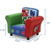 image:imageDelta Children Upholstered Chair with PAW Patrol Graphics Wood Frame Plush Foam Padding Side Pockets for Toddlers and KidsPj Masks