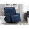 image:imageDelta Home Chambers Bay Recliner Glider Swivel Chair Adult Navy