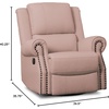 image:imageDelta Home Denham Recliner Glider Swivel Chair Adult Wood BlushBlush