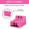 image:imageDisney Minnie Mouse Sit N Play Portable Activity Seat for Babies by Delta Children  Floor Seat for InfantsMinnie Mouse