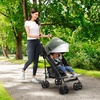 image:imageJeep AdventureGlyde Stroller by Delta Children  Lightweight Travel Stroller with Smoothest Ride amp Compact Fold 3Position Recline Extra Large Storage Basket BlackGreyOlive Green