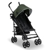 image:imageJeep AdventureGlyde Stroller by Delta Children  Lightweight Travel Stroller with Smoothest Ride amp Compact Fold 3Position Recline Extra Large Storage Basket BlackGreyOlive Green
