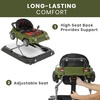 image:imageJeep Classic Wrangler 3in1 Grow With Me Activity Walker  Features Music Lights Removable Play Tray Push Walker Mode Converts into Rolling Car Toy Anniversary GreenAnniversary Green
