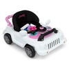 image:imageJeep Classic Wrangler 3in1 Grow With Me Activity Walker  Features Music Lights Removable Play Tray Push Walker Mode Converts into Rolling Car Toy Anniversary GreenWhitePink