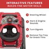 image:imageJeep Classic Wrangler 3in1 Grow With Me Activity Walker  Features Music Lights Removable Play Tray Push Walker Mode Converts into Rolling Car Toy Anniversary GreenRed
