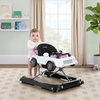 image:imageJeep Classic Wrangler 3in1 Grow With Me Activity Walker  Features Music Lights Removable Play Tray Push Walker Mode Converts into Rolling Car Toy Anniversary GreenWhitePink