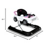 image:imageJeep Classic Wrangler 3in1 Grow With Me Activity Walker  Features Music Lights Removable Play Tray Push Walker Mode Converts into Rolling Car Toy Anniversary GreenWhitePink